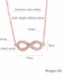 thumb Copper With Rose Gold Plated Simplistic with infinite Necklaces 2
