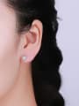thumb 925 Silver Diamond Shaped Earrings 1