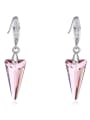 thumb Fashion Triangle austrian Crystals Alloy Earrings 1