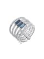 thumb Fashion Multi-band austrian Crystals 925 Silver Ring 0