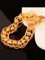 thumb 18K Gold Plated Exaggerated Thick Bracelet 2
