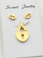 thumb Gold Plated Creative Two Pieces Set 0