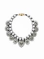 thumb Retro Artificial Pearls and Stones Alloy Necklace 0