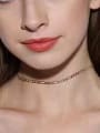 thumb Simple Hollow Women Clavicle Necklace 1