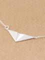 thumb Personalized Paper Plane Silver Necklace 1