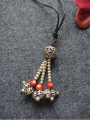 thumb Women Gourd Shaped Sweater Necklace 0