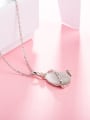 thumb Women Elegant Water Drop Shaped Opal Necklace 2