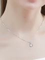 thumb 2018 2018 2018 S925 Silver Pearl Necklace 1