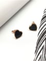 thumb Lovely Heart-shape Stud Earrings 0