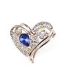thumb Heart-shaped Crystals Brooch 3