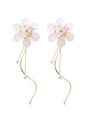thumb Alloy With Rose Gold Plated Fashion Flower Drop Earrings 0