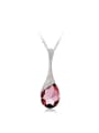 thumb Fashion Water Drop Austria Crystal Necklace 0
