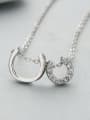 thumb Double C Shaped Necklace 2
