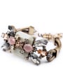 thumb Rretro Crystal Flower Alloy Bracelet 0