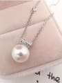 thumb Round Freshwater Pearl Necklace 1