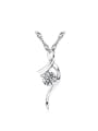 thumb Fashion Cubic Zircon Platinum Plated Necklace 0