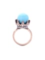 thumb Synthetic Stone Lady Alloy Statement Ring 0