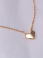 thumb Titanium With Gold Plated Simplistic Irregular Necklaces 4