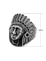 thumb Punk Indian Chief Statement Ring 2