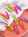 thumb Alloy With Platinum Plated Candy-colored beads  Barrettes & Clips 2