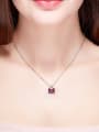 thumb 2018 Square-shaped austrian Crystal Necklace 1