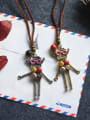 thumb Delicate Unisex Robot Shaped Necklace 1