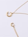 thumb Titanium With Gold Plated Simplistic Round Necklaces 2
