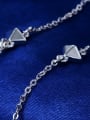 thumb High-quality Letter V Shaped Platinum Plated Necklace 1