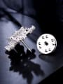 thumb Copper With  Cubic Zirconia Delicate Flower Multi style combination Lapel Pins 3