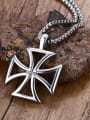 thumb Western Style Cross Pendant Men Necklace 2