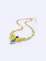 thumb Wedding Accessories Flower Alloy Necklace 1