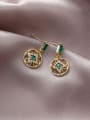 thumb Alloy With  Gold Plated Simplistic Geometric Drop Earrings 2