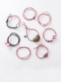 thumb Alloy With Rose Gold Plated Simplistic Heart Hair Ropes 1