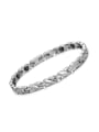 thumb Simple Cubic Magnets Titanium Women Bracelet 0