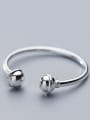 thumb 925 Sterling Silver With Silver Plated Cute Bell Bracelets 1