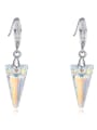thumb Fashion Triangle austrian Crystals Alloy Earrings 3