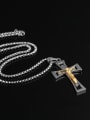 thumb Personalized Jesus Cross Pendant Titanium Necklace 3