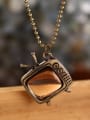 thumb Vintage Women Television Shaped Necklace 1