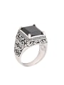 thumb Retro style Square AAA Resin Alloy Ring 2