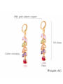 thumb Copper With Gold Plated Personality Irregular Earrings 2