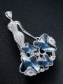 thumb Blue Butterfly Shaped Brooch 2