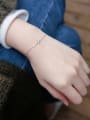 thumb 925 Sterling Silver With White Gold Plated Classic Cross Bracelets 1