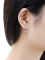 thumb High Quality Austria Cystal Circle Stud Earrings 1