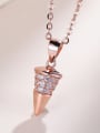 thumb S925 Silver Cone Necklace 3