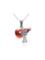 thumb Fashion Red Crystal Calabash Women Pendant 0