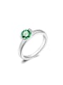 thumb Women High Quality Green Zircon Ring 0