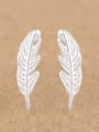 thumb Simple Little Feather stud Earring 0