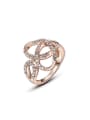 thumb Personality Link Shaped Austria Crystal Ring 0