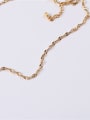 thumb Titanium With Gold Plated Simplistic Short clavicle Necklaces 1