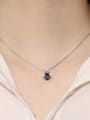thumb 925 Sterling Silver With Crystal  Classic Water Drop Necklaces 2
